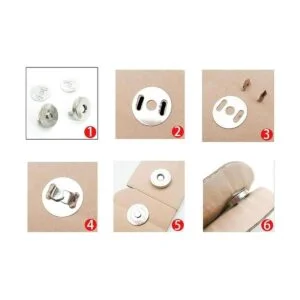 100 juegos de botones de cierre magnético perfectos para