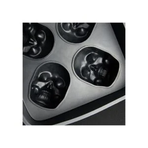 Cubeta de silicona flexible negra DineAsia para hielo 3D_3