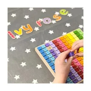 Bigjigs Toys Juego de mesa de multiplicación juguetes de_4