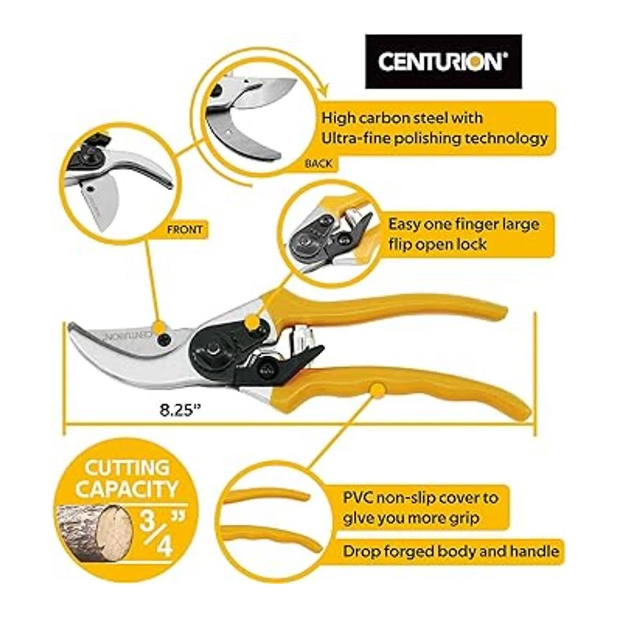Centurion 1222 Juego de 3 piezas para lopper tijeras de_4
