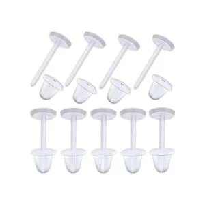 BronaGrand 500 pares de postes y respaldos de plástico_1