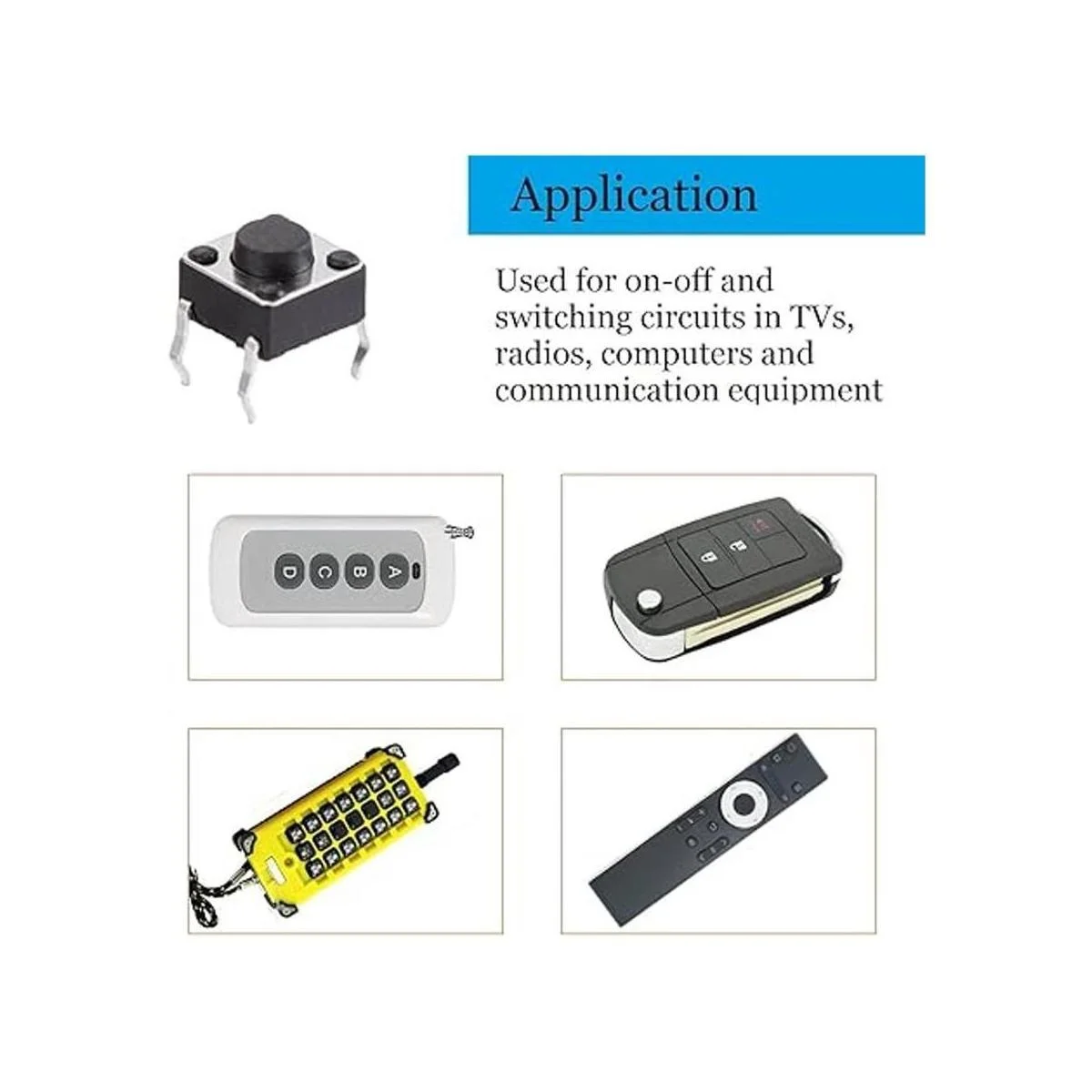 Pulsador táctil micro interruptor momentáneo equipo