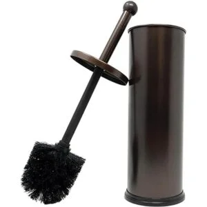 HUJI Soporte para cepillo de inodoro de bronce resistente_2