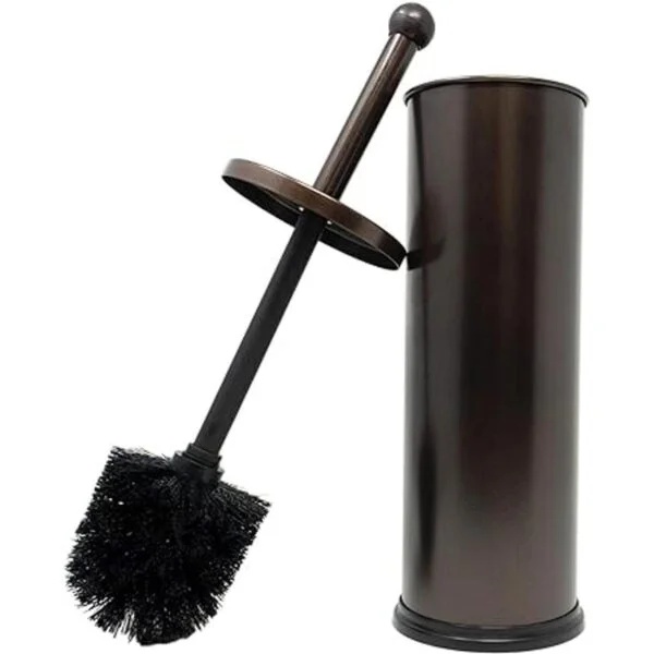 HUJI Soporte para cepillo de inodoro de bronce resistente_2