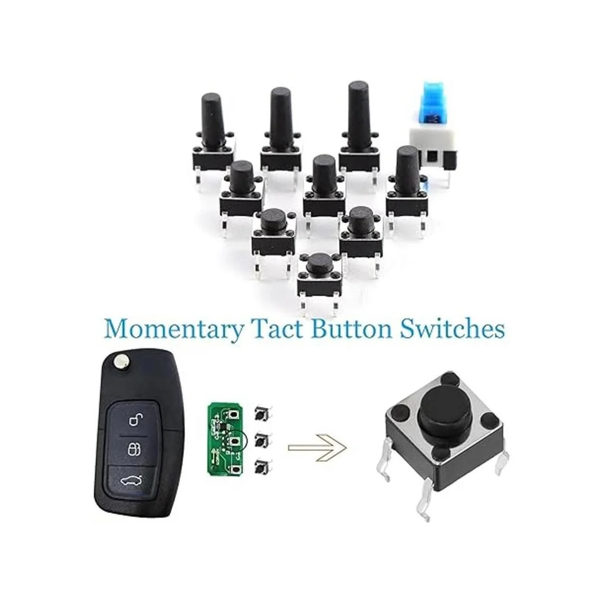 Pulsador táctil micro interruptor momentáneo equipo