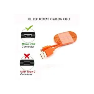 Cable de carga de repuesto rojo para bocina inalámbrica JBL_2