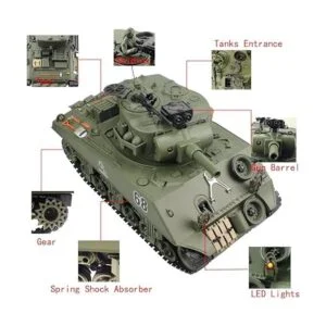 Fisca Tanque de control remoto 2.4 GHz 15 canales 120_3