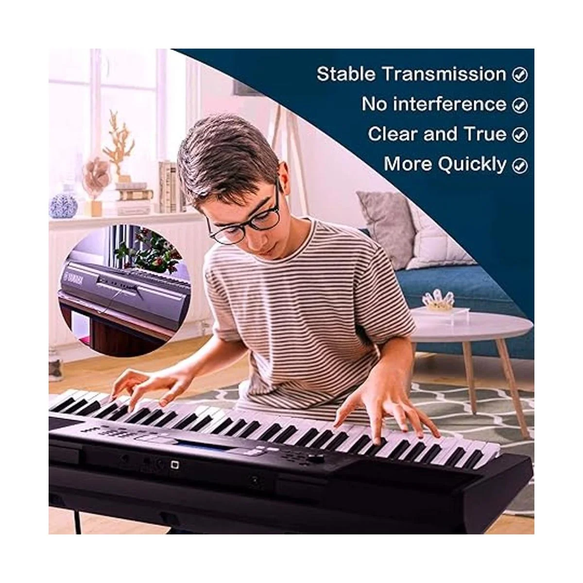 LUNLING Inovat Cable de impresora USB para HP DESKJET_3