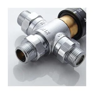 Fyeer Válvula termostática de 3 vías válvula mezcladora