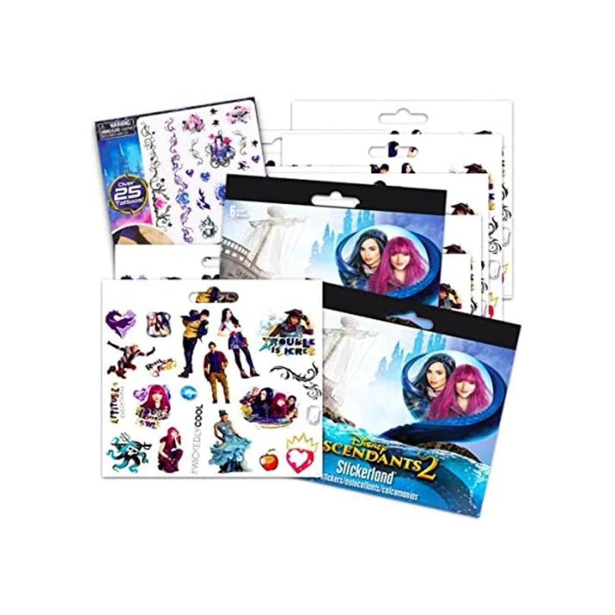 Disney Paquete de calcomanías de descendientes para_1