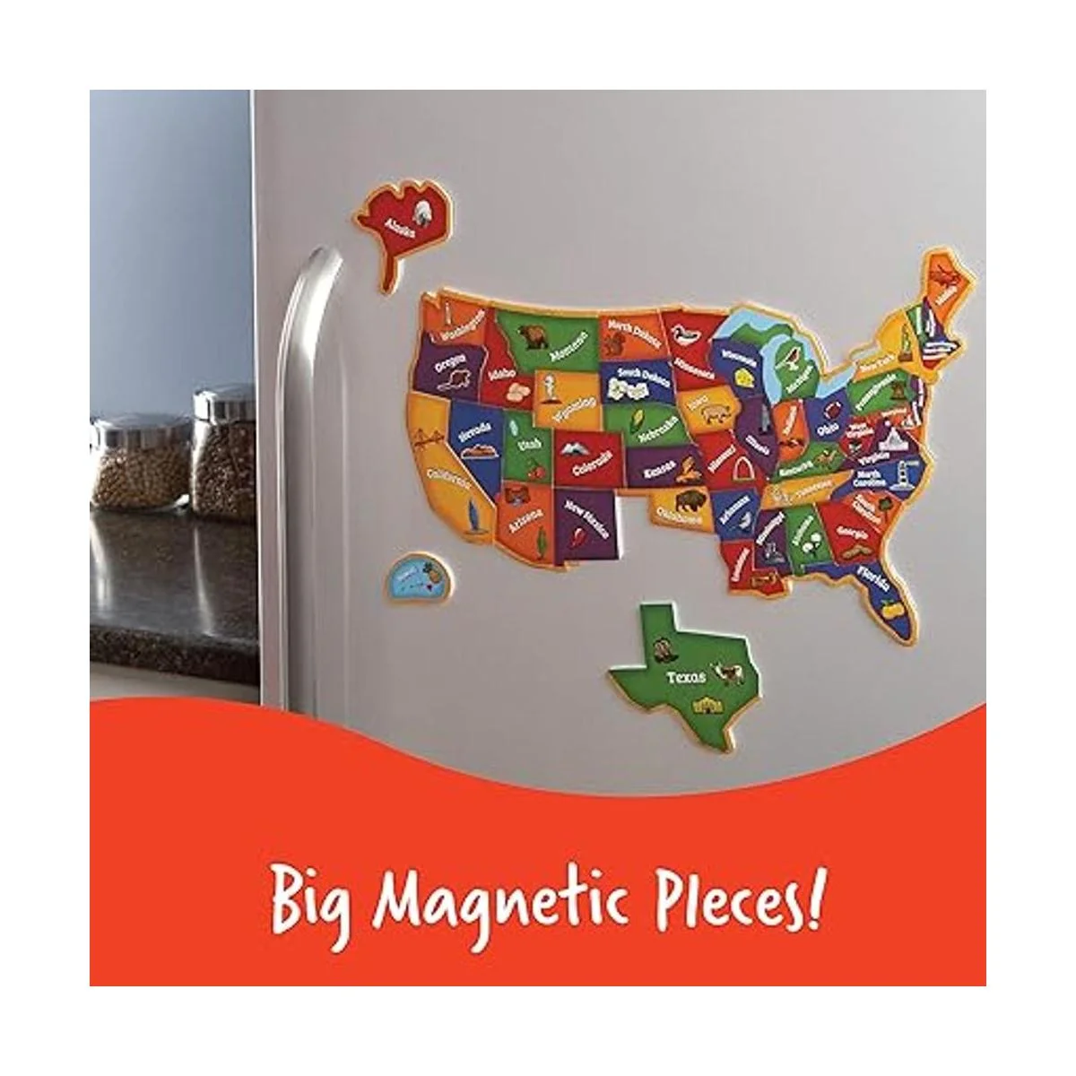 Learning Resources Mapa magnético de Estados Unidos_4