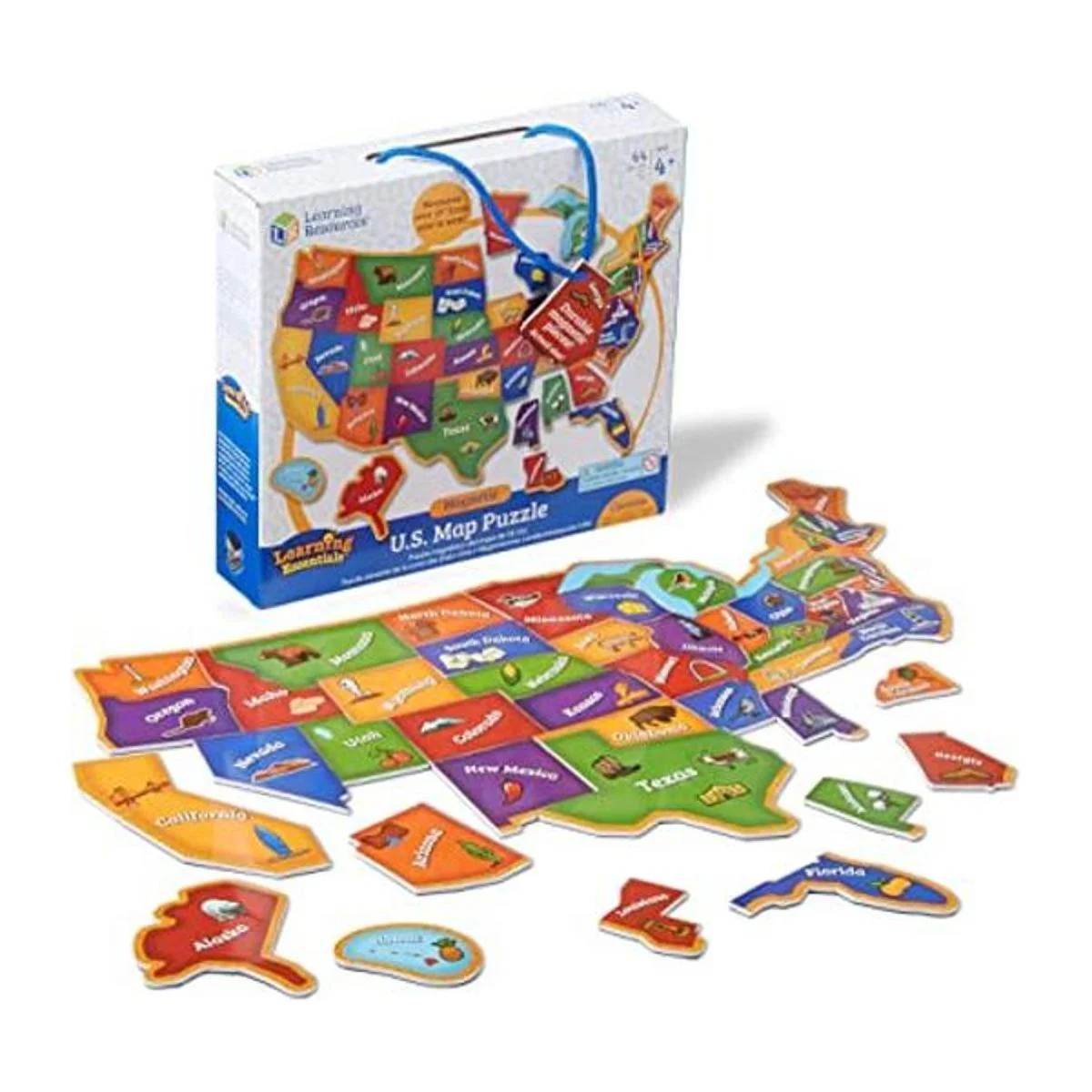 Learning Resources Mapa magnético de Estados Unidos_1