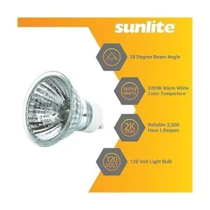 Sunlite 40712 MR16 Bombilla reflectora halógena 35 W