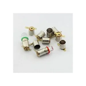 GutReise 10 bombillas LED de 3 V con rosca E10 10 bases_5