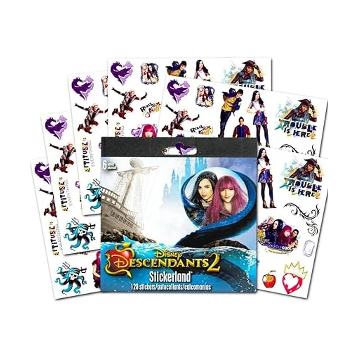 Disney Paquete de calcomanías de descendientes para_2