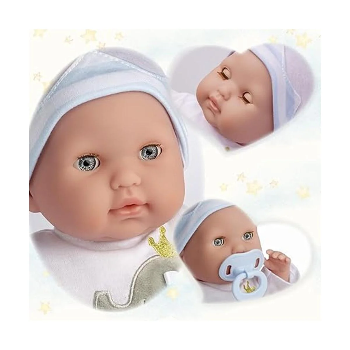 Muñeca de bebé realista de cuerpo suave de 15 pulgadas con_2