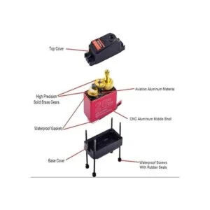 Servo de 44 lbs 1 x DS3218 Actualizado equipo completo de_2