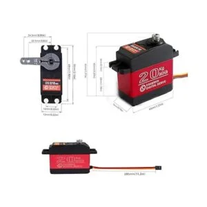 Servo de 44 lbs 1 x DS3218 Actualizado equipo completo de_3