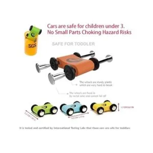 TOWO Juguete de madera para rampa de automóvil tobogán_6