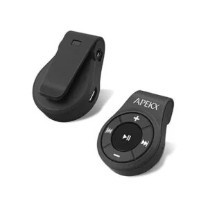 APEKX Adaptador de audio Bluetooth con clip para_3