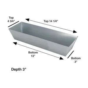 Edward Tools Sartén de barro de acero de 13 pulgadas_2
