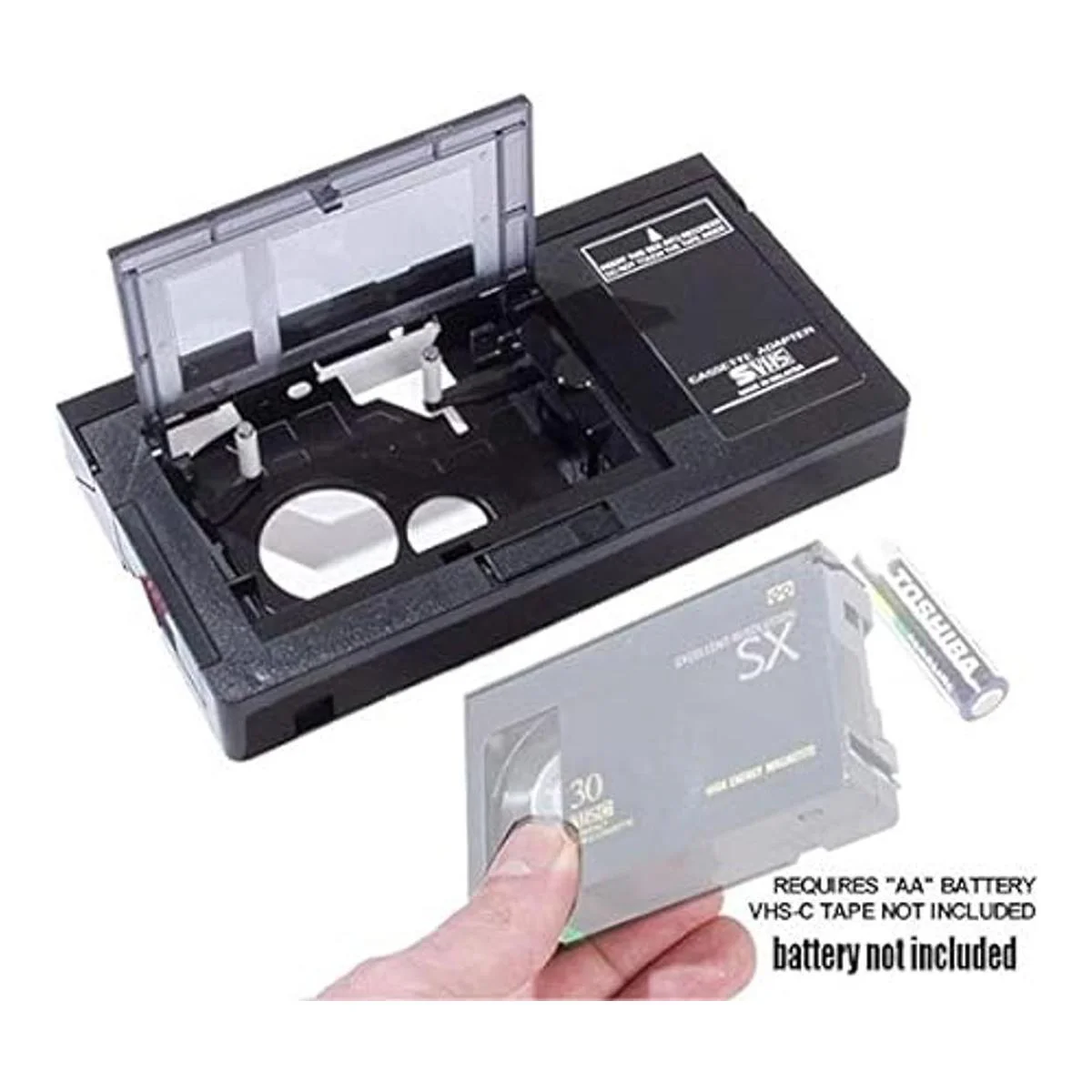 Adaptador de cassette videocámaras svhs VHSC a vhs_4