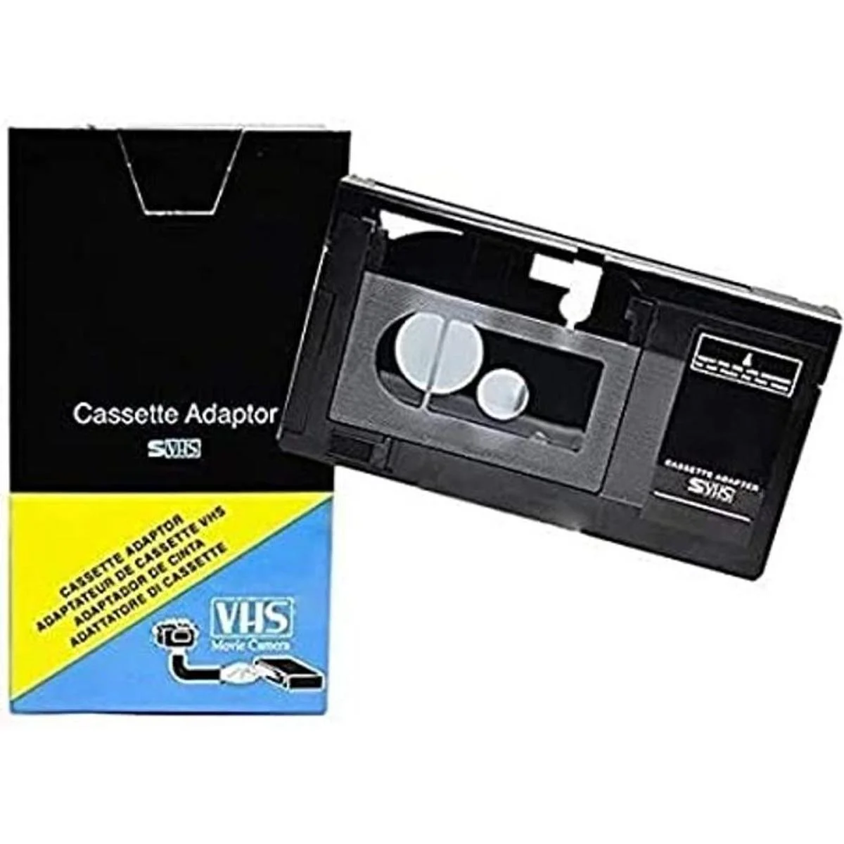 Adaptador de cassette videocámaras svhs VHSC a vhs_1