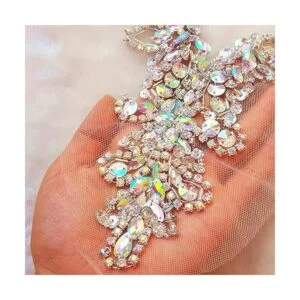 Adorno de lentejuelas de 20x34cm hecho a mano para coser_4