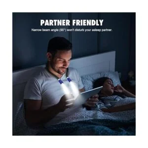 Ledgle Luz LED para libros recargable 5 luces LED con_2