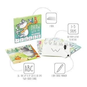 ABC dibujar con Me Alfabeto de borrado en seco tarjetas_2