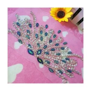 Exquisito parche de cristales de imitación para coser en_4