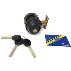 Cerradura con pestillo con botón giratorio de 2 38_1