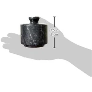 Fox Run Bodega de sal de mármol negro_4