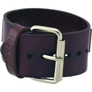 Nemesis GBP Correa de reloj de pulsera unisex de piel ancha_2