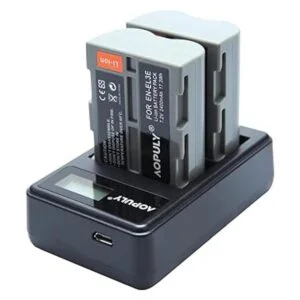 AOPULY Paquete de 2 baterías de repuesto ENEL3 ENEL3A y_2