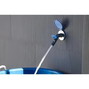 Aquor Conector de manguera de grifo extraíble gris pizarra_4