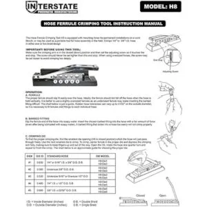 Interstate Pneumatics H8KIT Crimpadora de banco_2