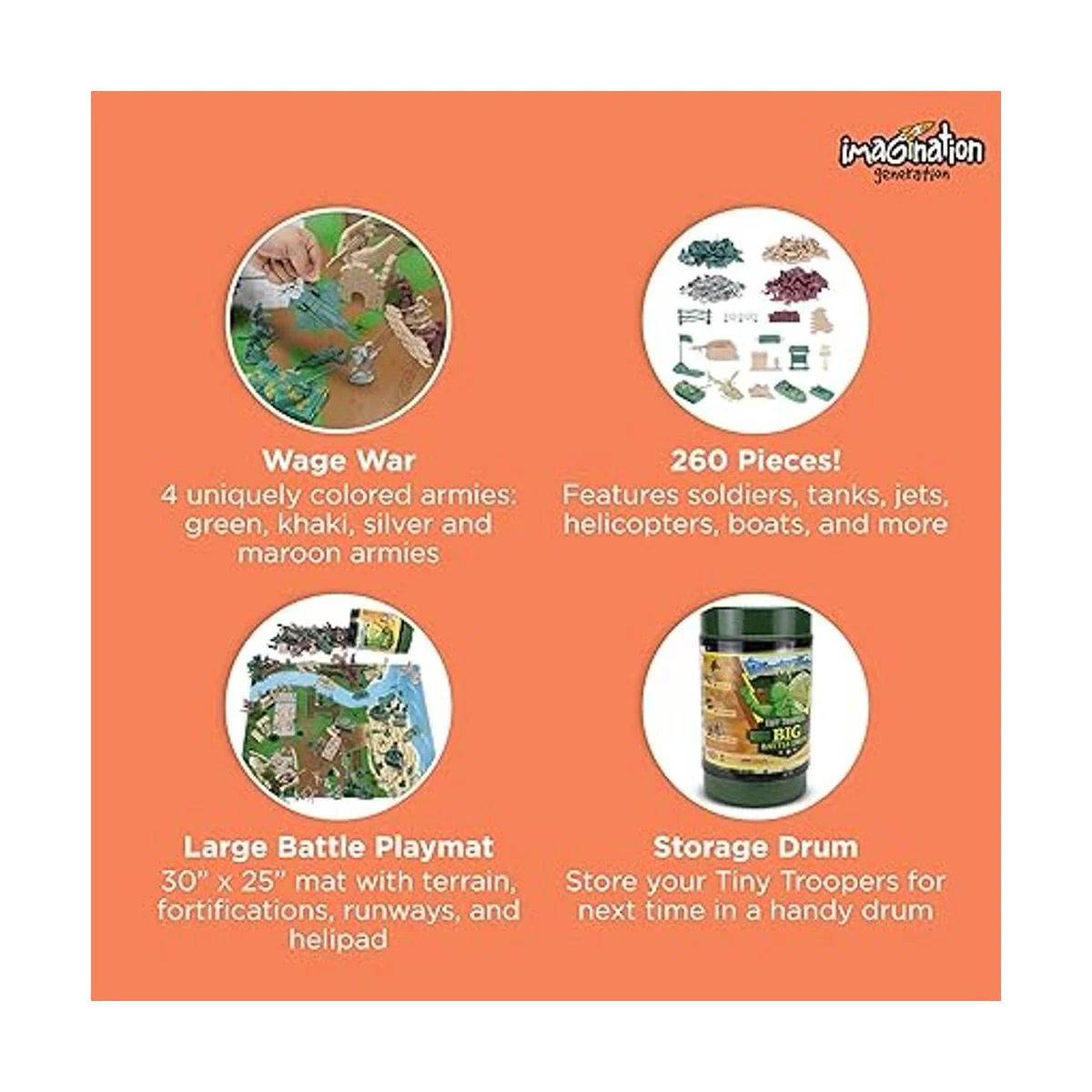 Ejército de hombres juego con vehículos privisiones y_3