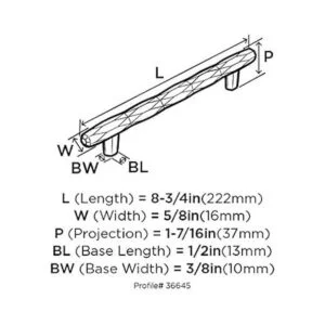 Amerock St. Vincent Manija para gabinete_6