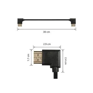 SinLoon Cable adaptador HDMI macho a izquierdo HDMI macho_3