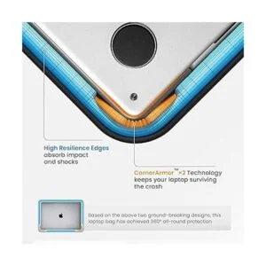 Tomtoc 1315 pulg Funda protectora Negro_3