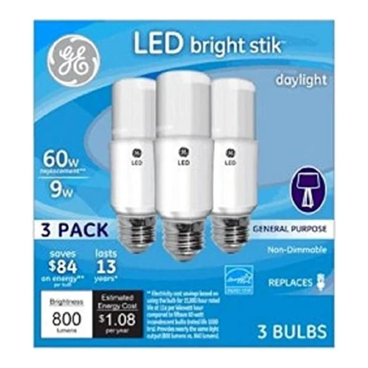 General Electric 63592 WHT Brig Rel Bombilla LED_1