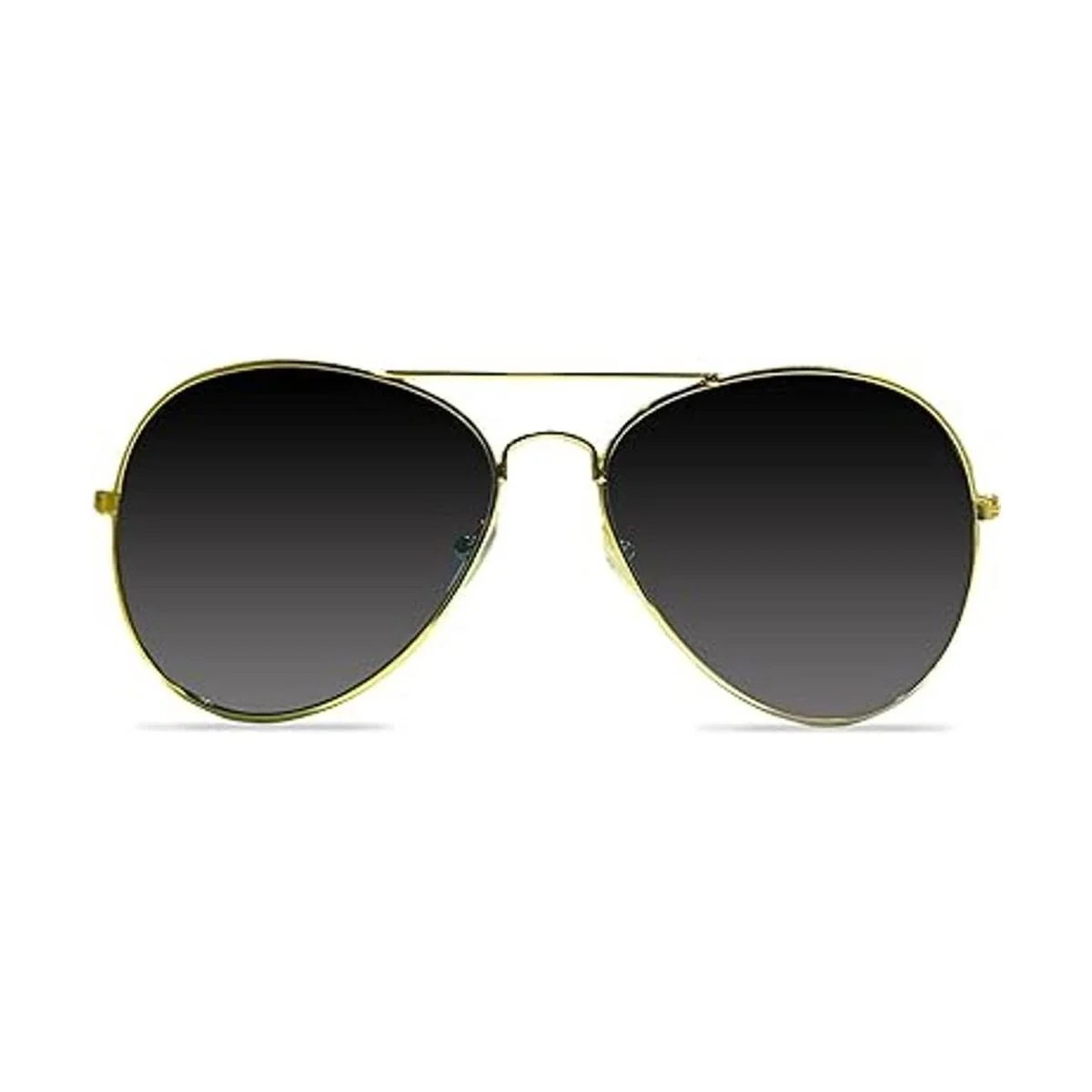 Gafas de sol de aviador oscuro dorado Gafas de sol de_3