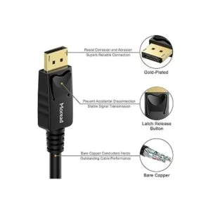 Moread Cable DisplayPort a DisplayPort 6 pies cable de_3