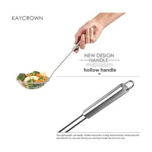 Espumadera con red espiral utensilios asiáticos en acero