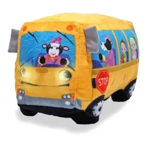 Cuddle Barn Juguete de peluche con forma de autobús_1