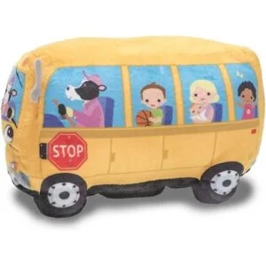 Cuddle Barn Juguete de peluche con forma de autobús_2