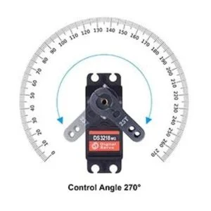 1X DS3218 Update Servo 44 lbs Servo digital con engranes_5