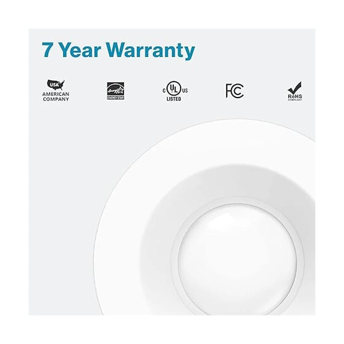 Luz LED regulable para empotrar de 13 W 6 pulgadas de_2