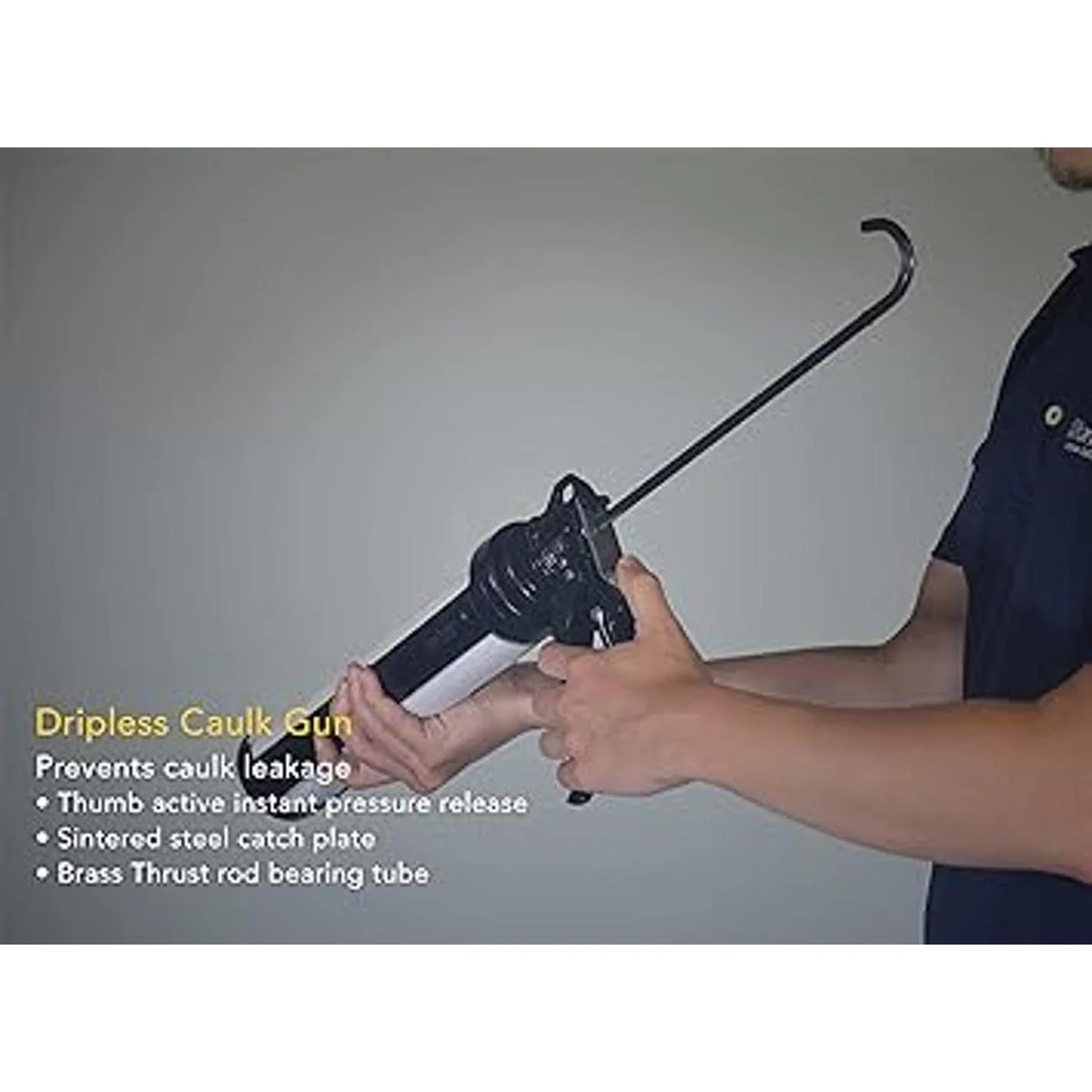 AWF PRO Pistola de calafateo resistente barril giratorio_4